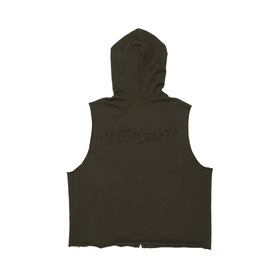 Sleeveless Applique Hoodie 詳細画像