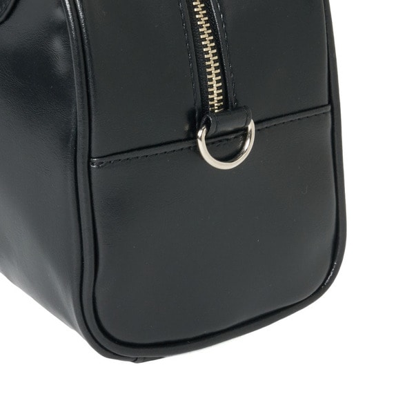 Embossed Circle Logo Shoulder Bag 詳細画像 Black 6