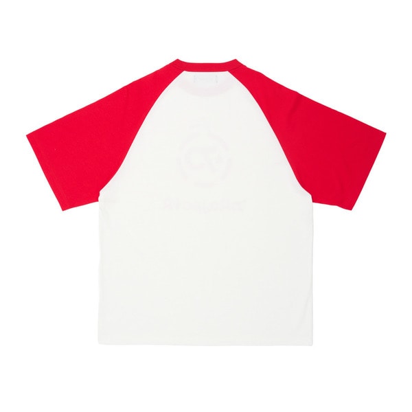 Unisex Color Circle Logo Tee 詳細画像 Red 4