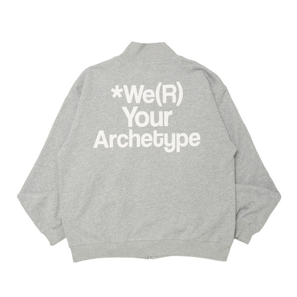 Slogan Full Zip Jacket 詳細画像 L.Gray 1
