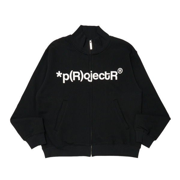 Slogan Full Zip Jacket 詳細画像 Black 1