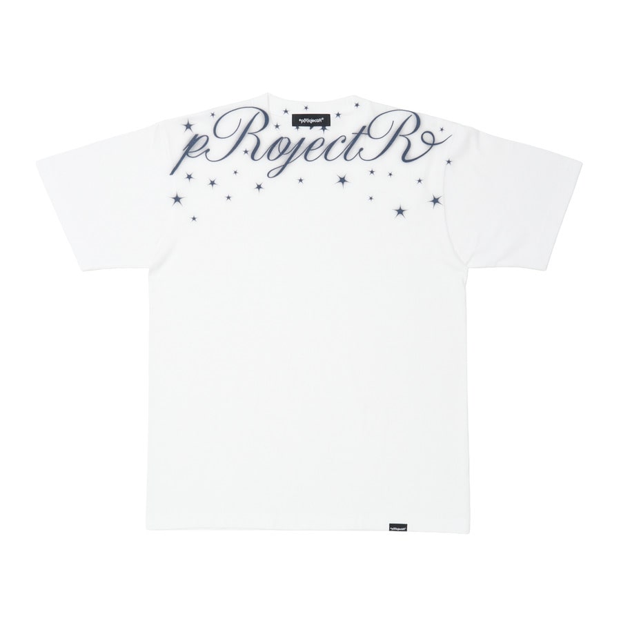 Sparkle Cursive Logo SS Tee | *p(R)ojectR® | VERTICAL GARAGE