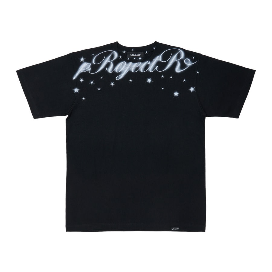 Sparkle Cursive Logo SS Tee | *p(R)ojectR® | VERTICAL GARAGE
