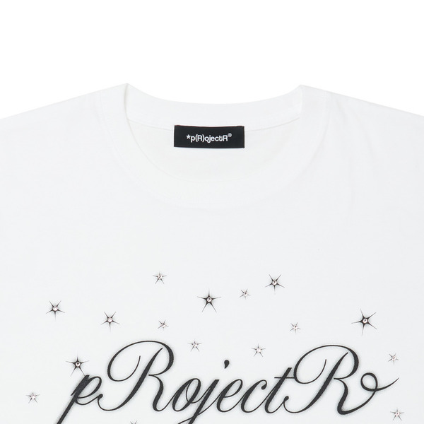 Sparkle Rhinestone SS Tee 詳細画像 White 3