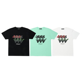 Tripple Flower Graphic SS Tee 詳細画像