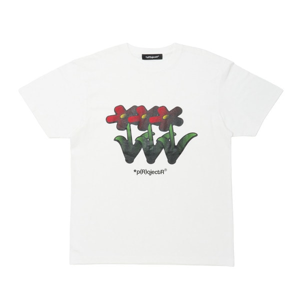 Tripple Flower Graphic SS Tee 詳細画像 White 1