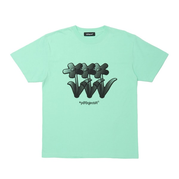 Tripple Flower Graphic SS Tee 詳細画像 L.Green 1