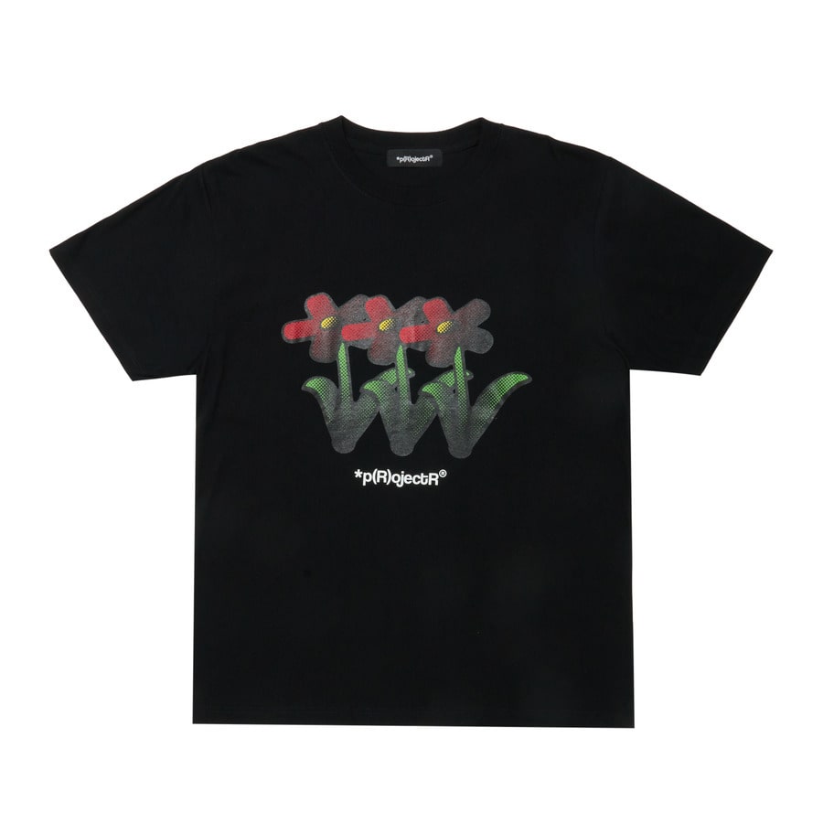 Tripple Flower Graphic SS Tee | *p(R)ojectR® | VERTICAL GARAGE
