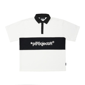 Pieced Polo Shirt