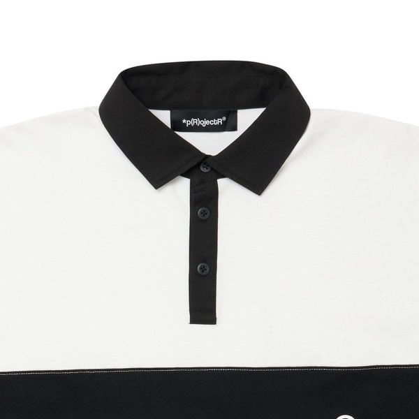 Pieced Polo Shirt 詳細画像 White 5