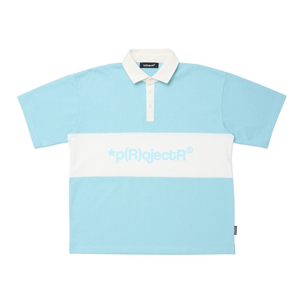 Pieced Polo Shirt 詳細画像 L.Blue 1