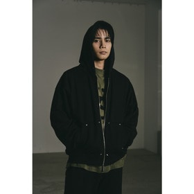 Studs Cut Off Hoodie 詳細画像