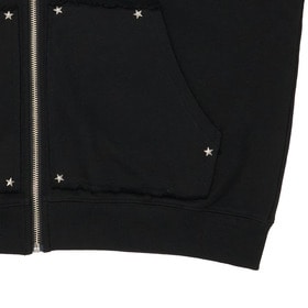 Studs Cut Off Hoodie 詳細画像