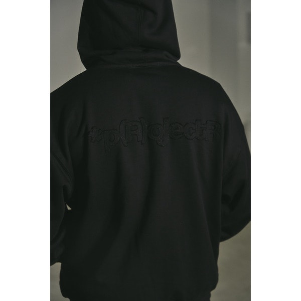 Studs Cut Off Hoodie 詳細画像 Black 14