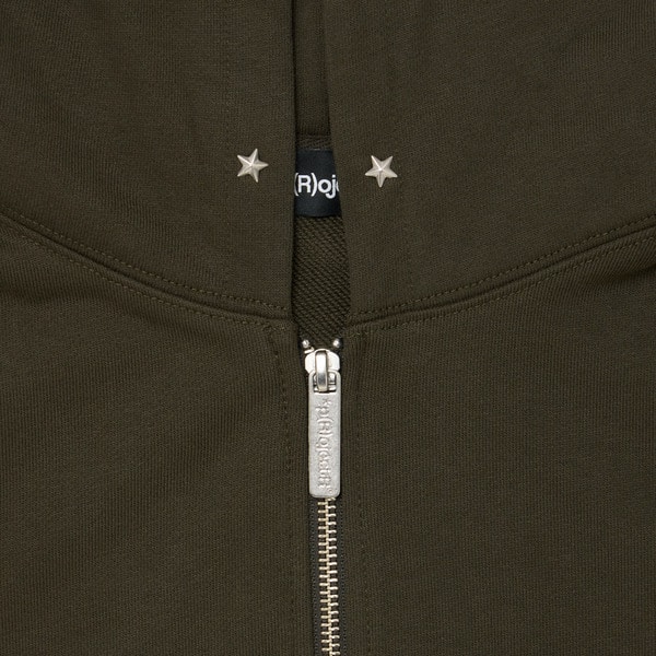 Studs Cut Off Hoodie 詳細画像 Black 6