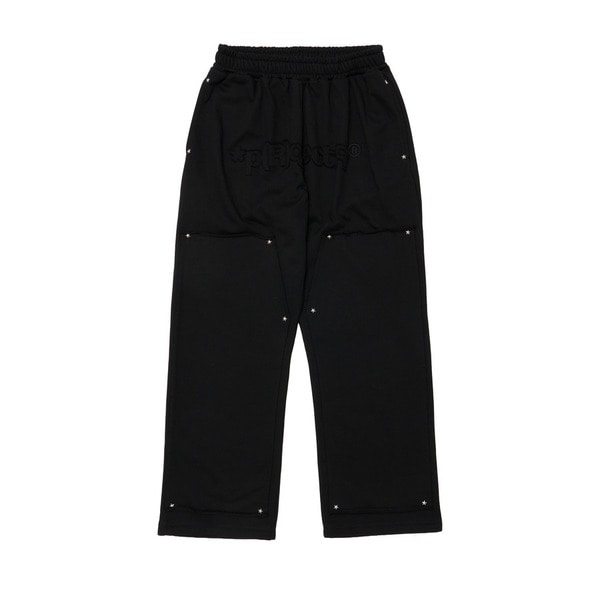 Studs Cut Off Pants 詳細画像 Black 1