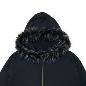 Fur Damage Zip Hoodie 詳細画像