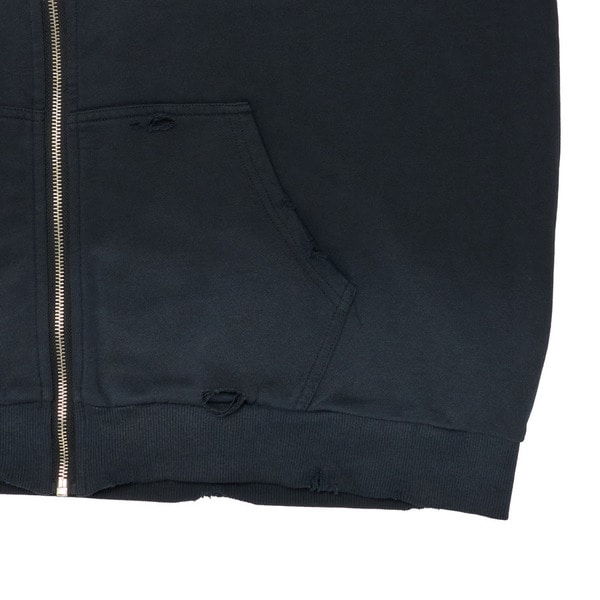 Fur Damage Zip Hoodie 詳細画像 Black 6