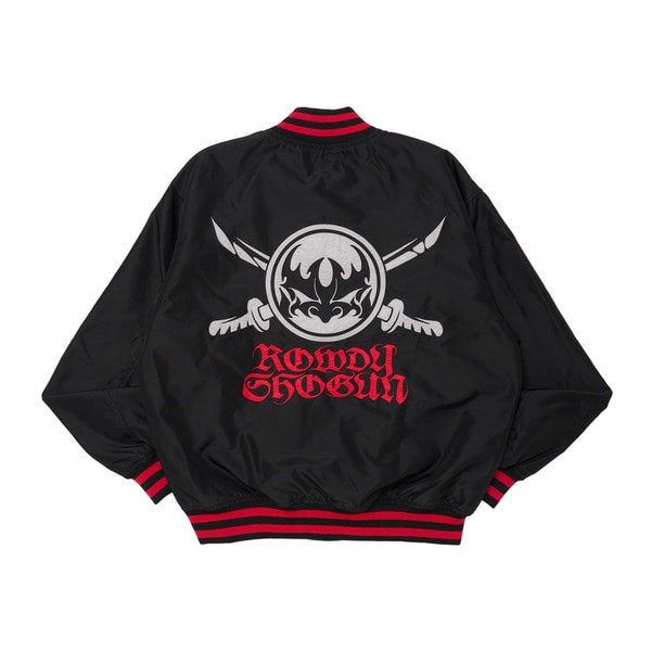 *p(R)ojectR&reg; &times; ROWDY SHOGUN BASEBALL JACKET 詳細画像 Black 1