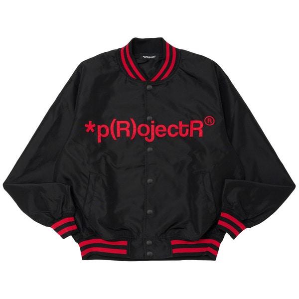 *p(R)ojectR&reg; &times; ROWDY SHOGUN BASEBALL JACKET 詳細画像 Black 1