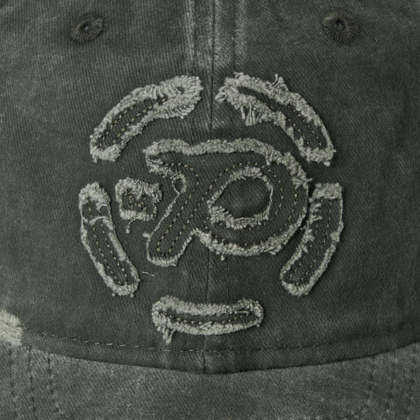 Circle Logo Damage Cap 詳細画像 Black 8
