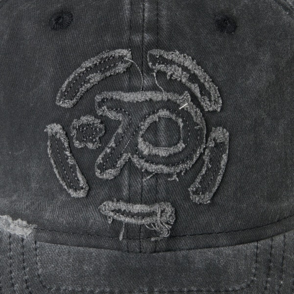 Circle Logo Damage Cap 詳細画像 Black 9