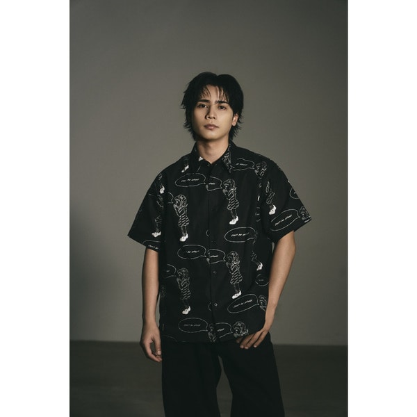 Little Girl All Over Print Shirt 詳細画像 White 9