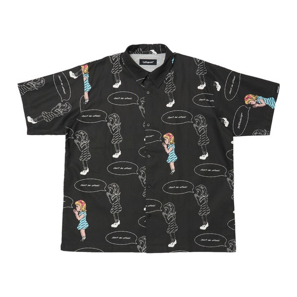 Little Girl All Over Print Shirt 詳細画像 Black 1