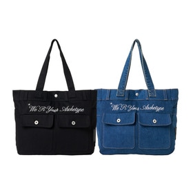 Cursive Logo Denim Bag 詳細画像