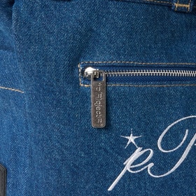 Cursive Logo Denim Bag 詳細画像