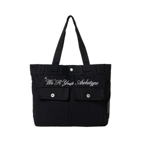 Cursive Logo Denim Bag