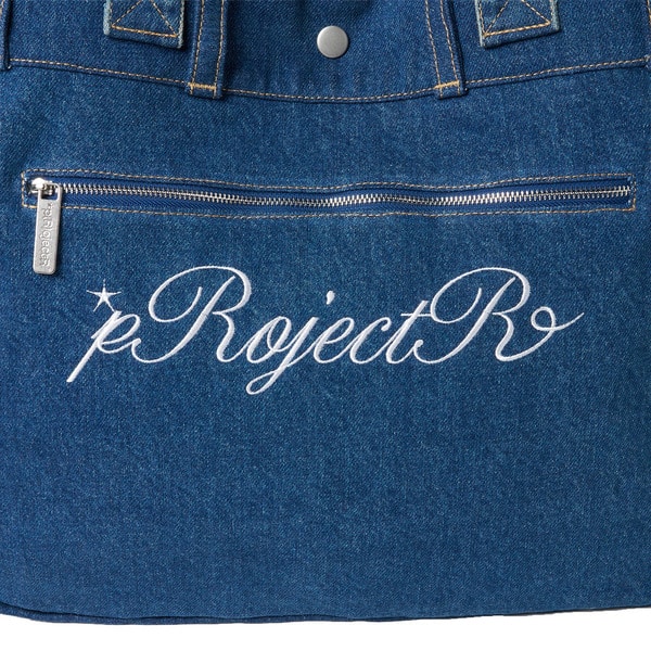 Cursive Logo Denim Bag 詳細画像 Black 12