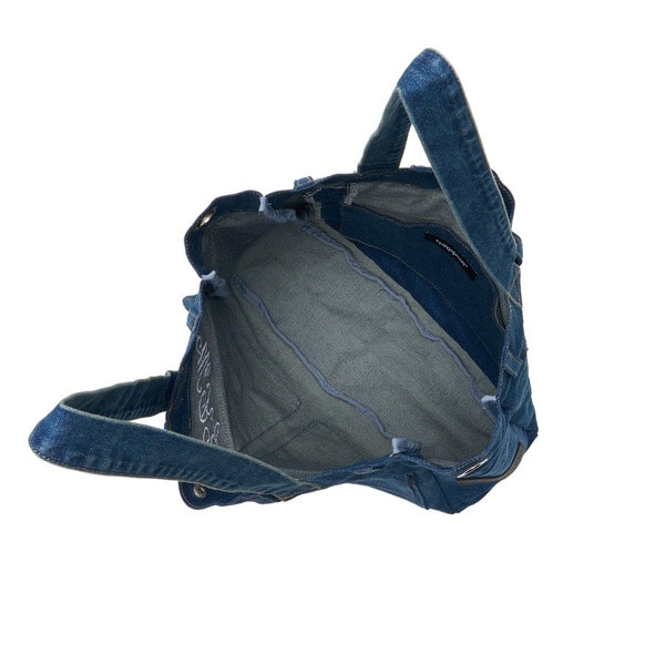 Cursive Logo Denim Bag 詳細画像 Black 15