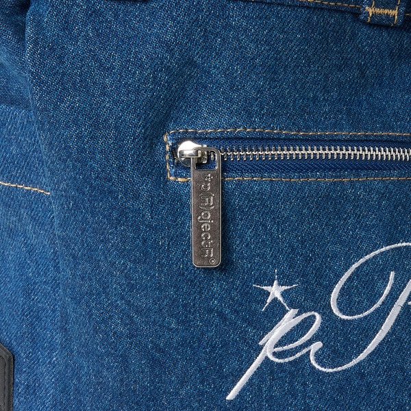 Cursive Logo Denim Bag 詳細画像 Black 6