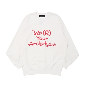 CIRCLE LOGO SLOGAN CREWNECK