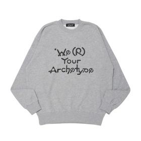 CIRCLE LOGO SLOGAN CREWNECK