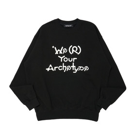CIRCLE LOGO SLOGAN CREWNECK