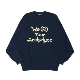 CIRCLE LOGO SLOGAN CREWNECK