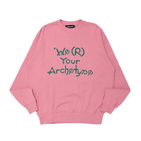 CIRCLE LOGO SLOGAN CREWNECK