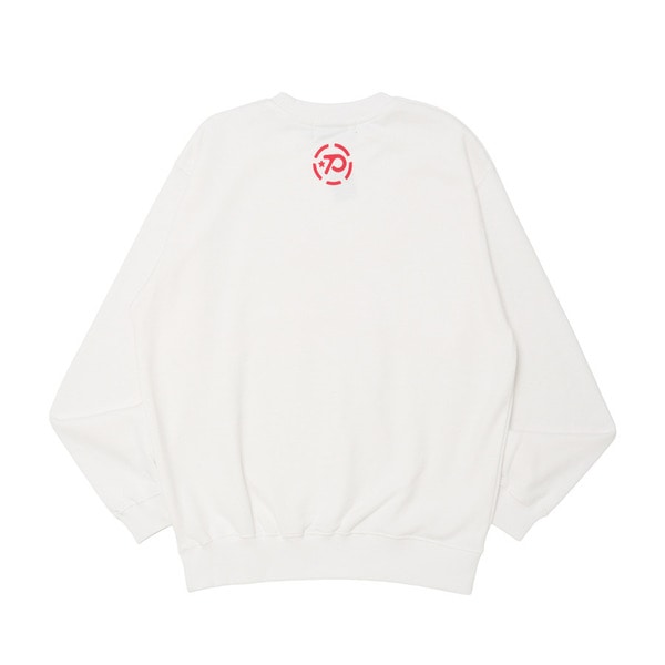 CIRCLE LOGO SLOGAN CREWNECK 詳細画像 White 1