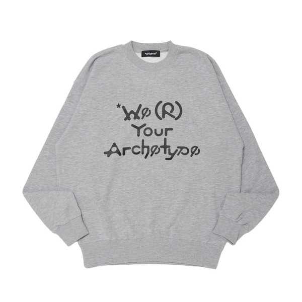 CIRCLE LOGO SLOGAN CREWNECK 詳細画像 C.Grey 1