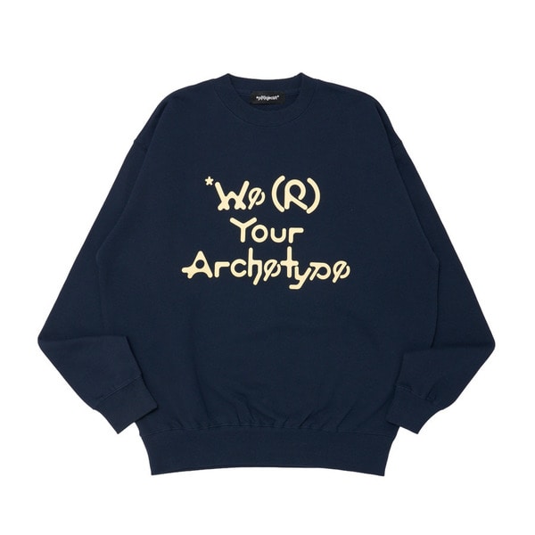 CIRCLE LOGO SLOGAN CREWNECK 詳細画像 Navy 1
