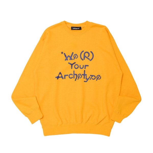 CIRCLE LOGO SLOGAN CREWNECK 詳細画像 Yellow 1