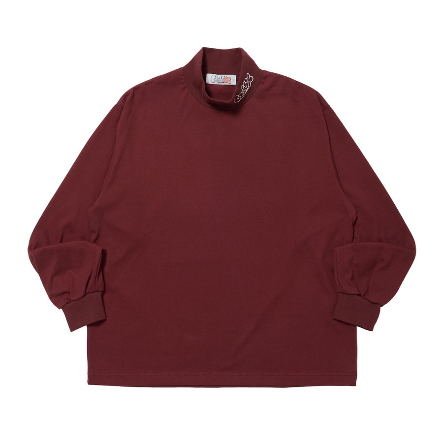 buddix Logo Mock Neck Tee LS ホワイト/Mサイズ - タレントグッズ