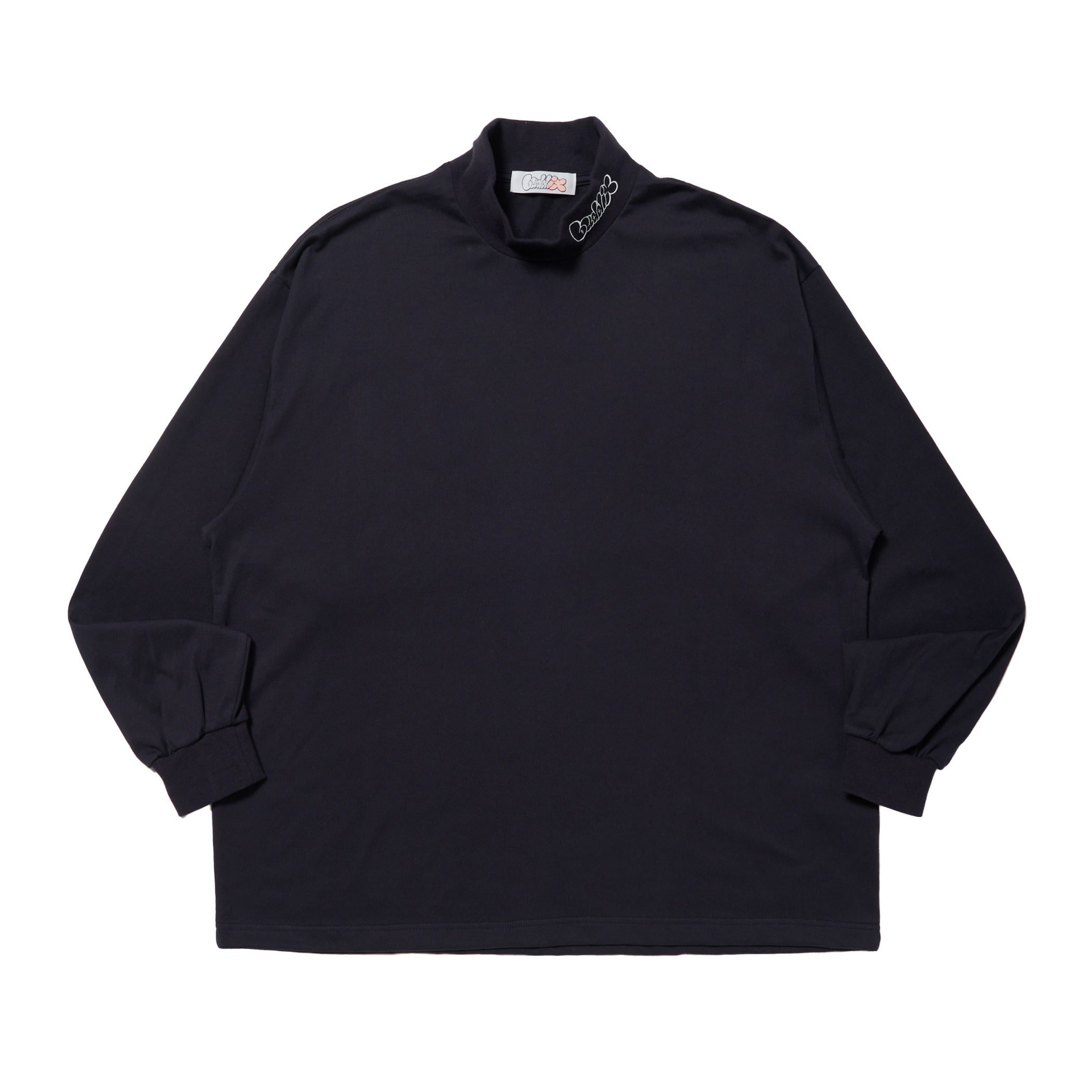 buddix Logo Mock Neck Tee LS | buddix | VERTICAL GARAGE 