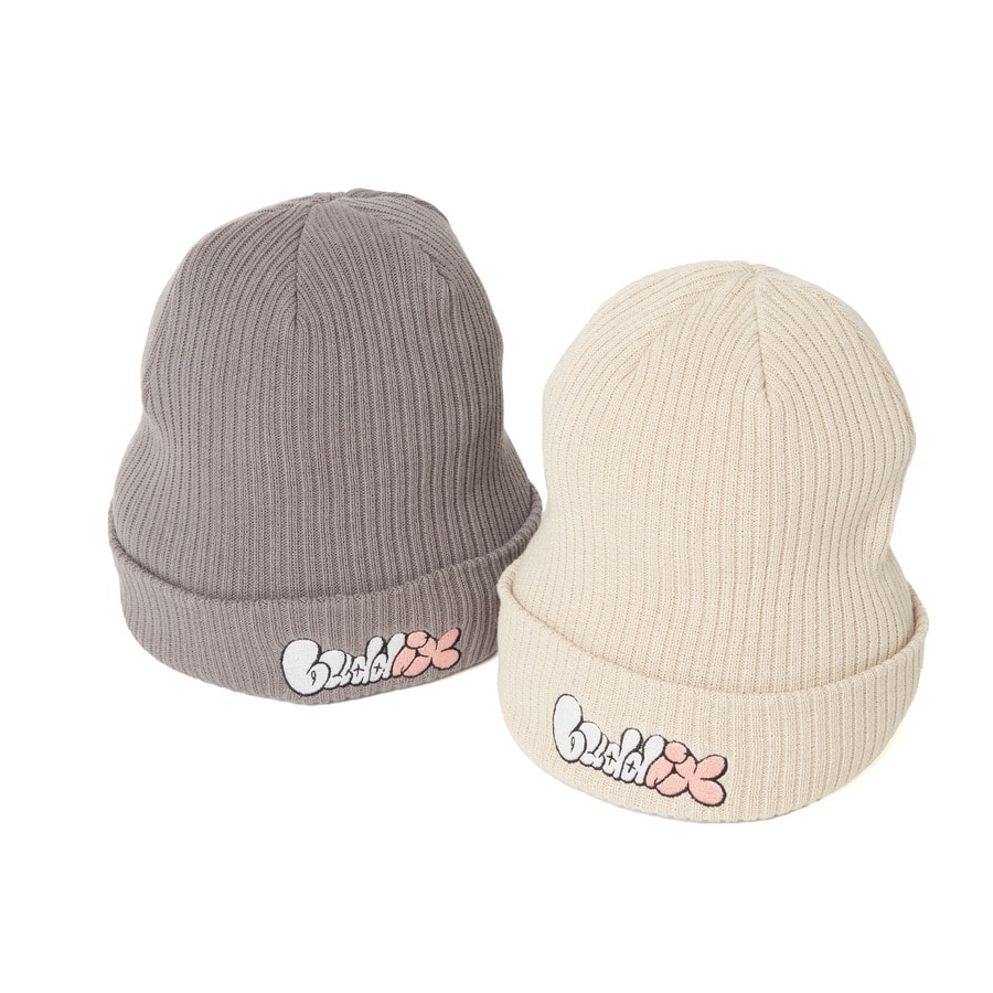 buddix Logo Beanie ベージュ-