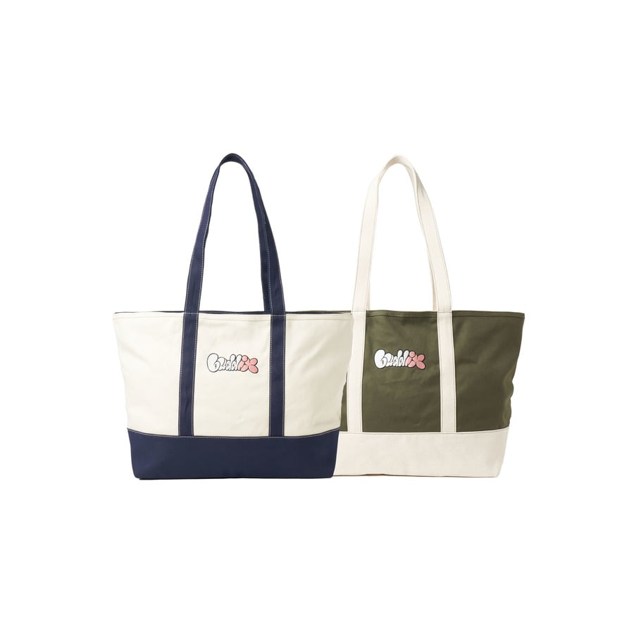 トートバッグbuddix Logo Big Tote Bag カーキ