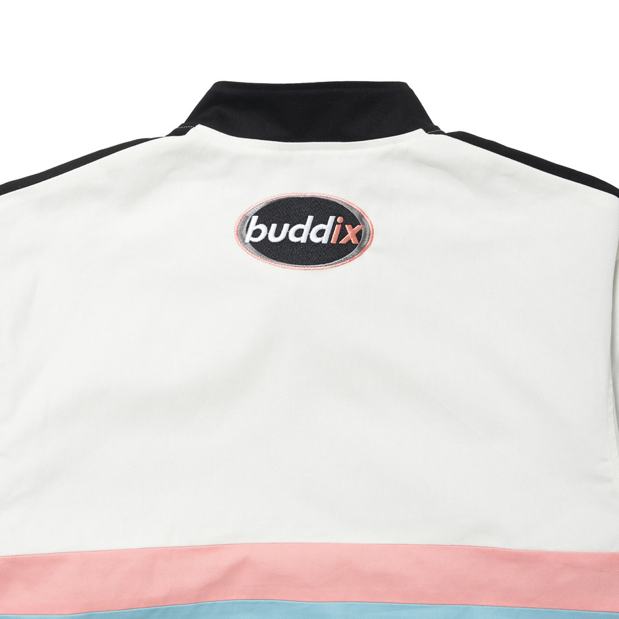 buddix Logo Racing Jacket 詳細画像 White 3