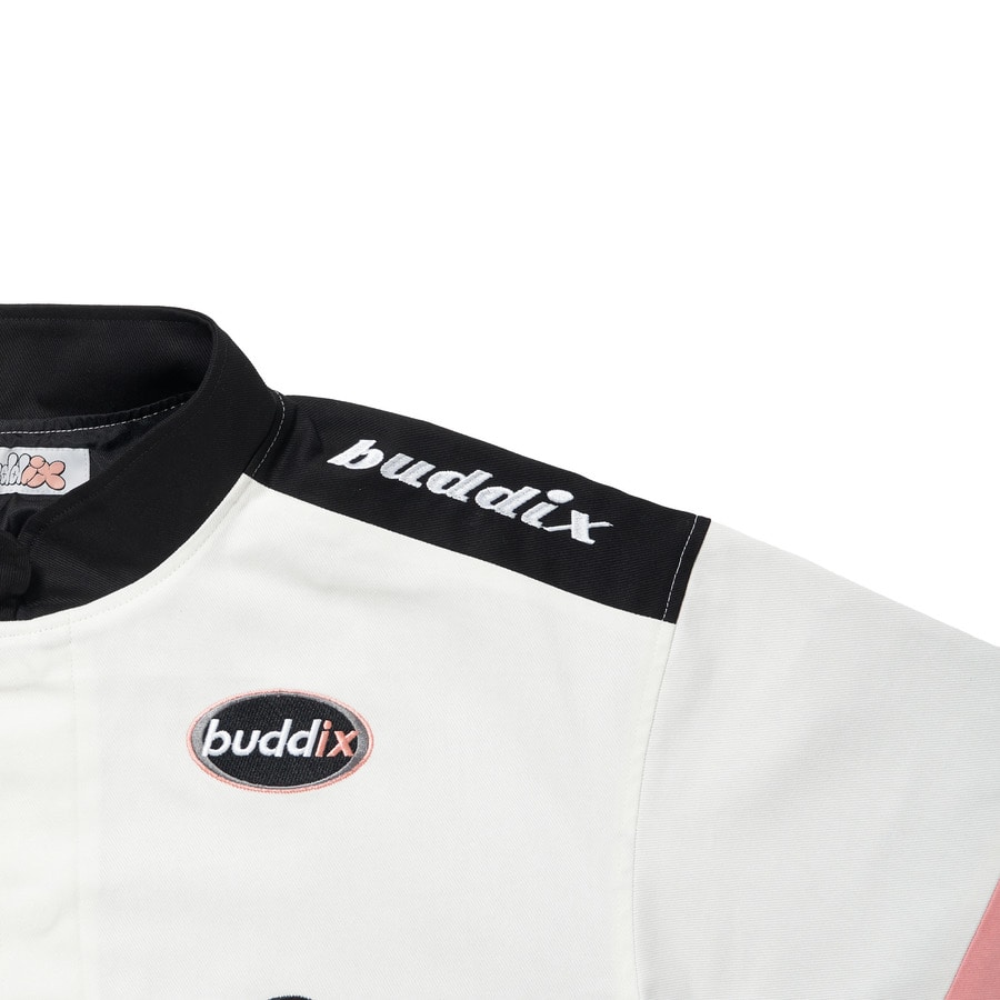 buddix Logo Racing Jacket 詳細画像 White 6