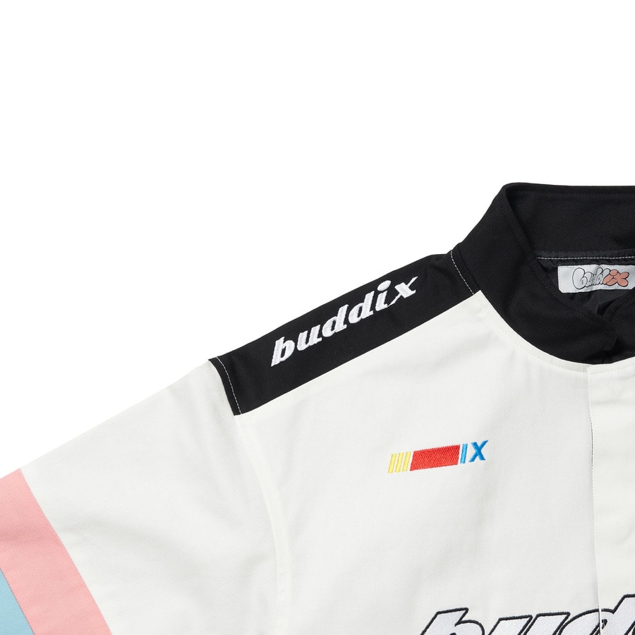 buddix Logo Racing Jacket 詳細画像 White 7